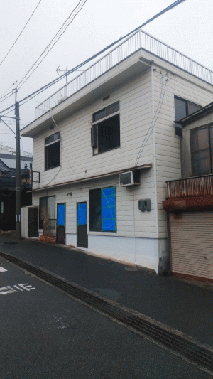 川尻家屋解体