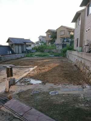 畝原家屋解体工事
