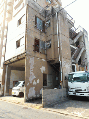 川原石ビル解体