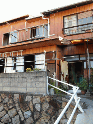 西川原石木造家屋解体
