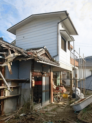 呉市吉浦木造家屋解体工事