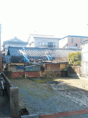 広家屋解体工事