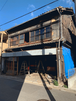 海岸家屋解体工事
