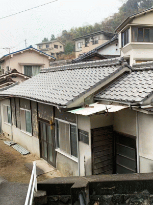 上畑家屋解体工事