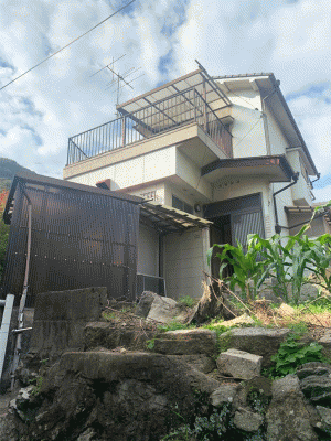 広木造2階建家屋解体