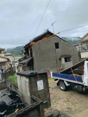 吉浦家屋解体