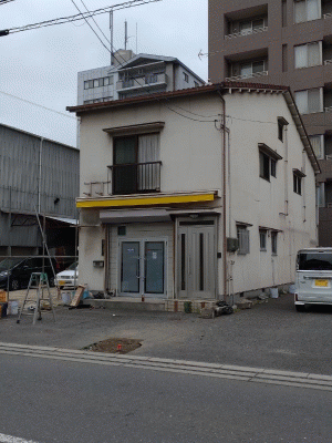 海岸木造家屋解体