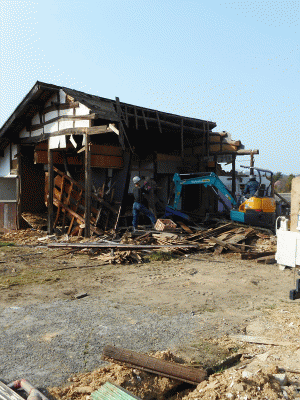 東広島下三永家屋解体工事