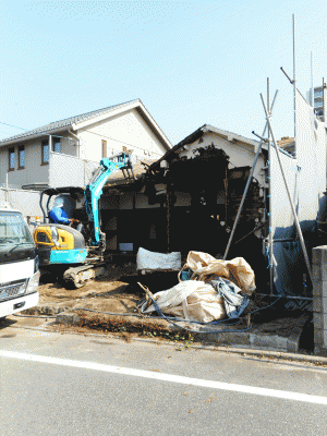 広島府中家屋解体工事