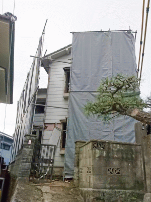 呉市吉浦木造家屋解体工事