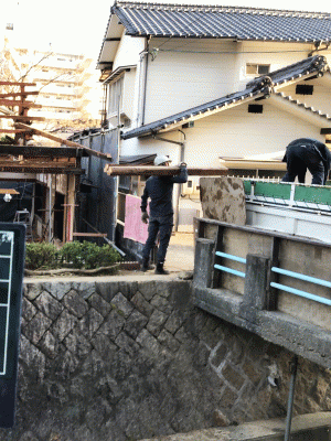 呉市天応木造家屋解体工事2