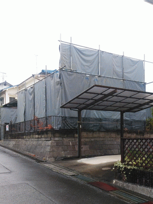焼山家屋解体工事
