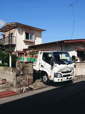 焼山家屋解体工事