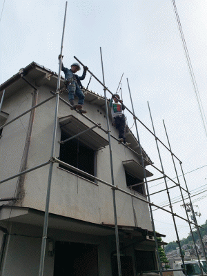 宮原家屋解体工事