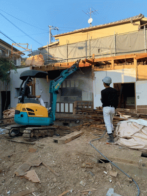 塩屋家屋解体工事