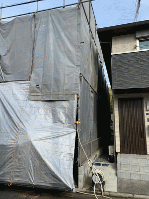海岸家屋解体工事
