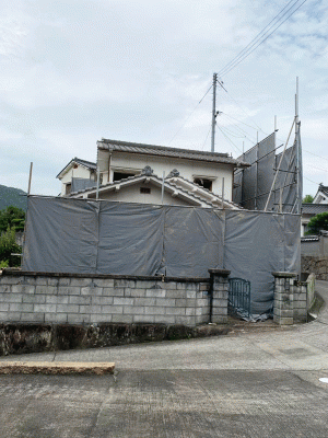 安浦家屋解体工事