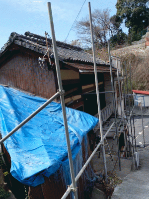 東塩屋家屋解体
