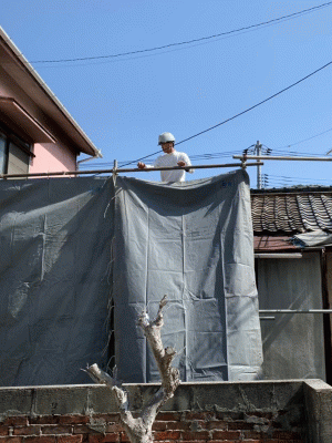 呉市仁方木造解体