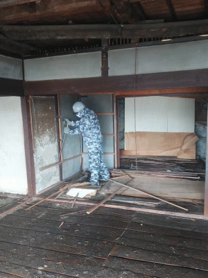 アパート解体工事