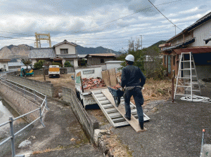 倉橋家屋解体