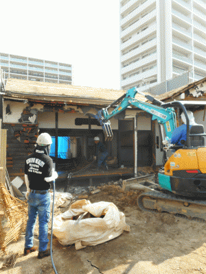 広島府中家屋解体工事