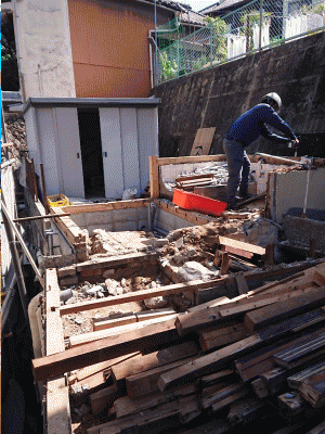 塩屋家屋解体工事