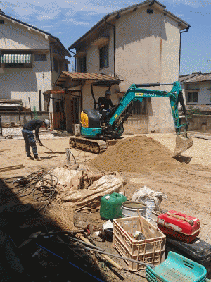 宮原家屋解体工事