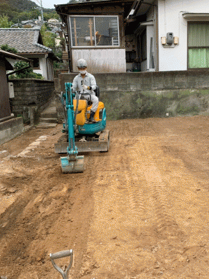 阿賀家屋解体工事