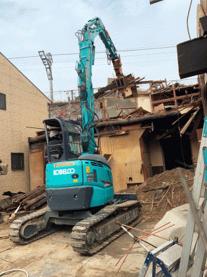 海岸家屋解体工事