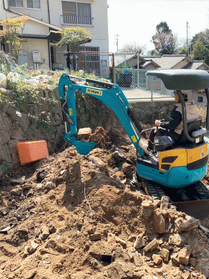 東塩屋家屋解体