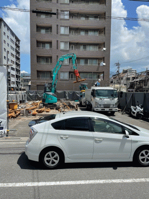 海岸木造家屋解体