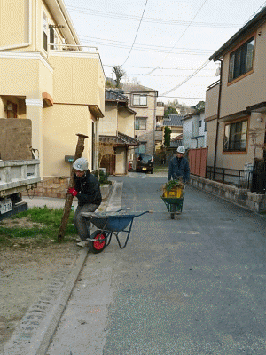 天応小屋解体
