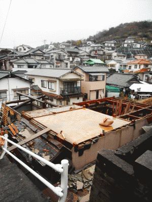 西川原石木造家屋解体工事