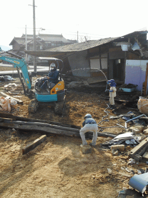 東広島下三永家屋解体工事