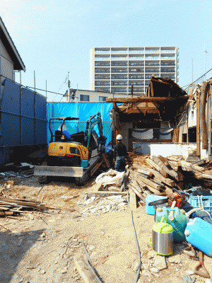 広島府中家屋解体工事