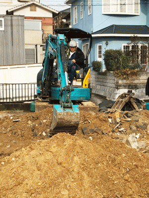 焼山家屋解体工事