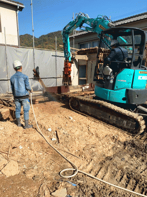 広アパート解体工事
