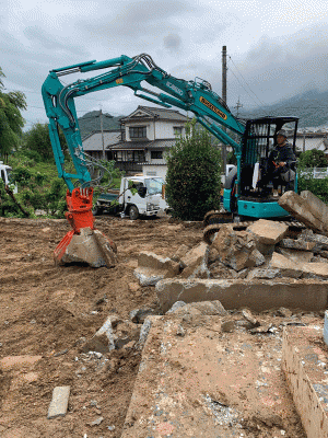 安浦家屋解体工事