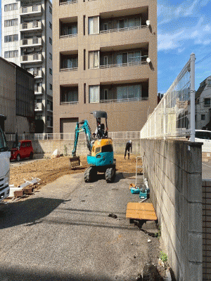 海岸木造家屋解体