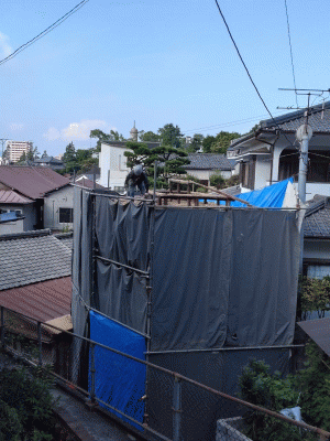 三津田家屋解体