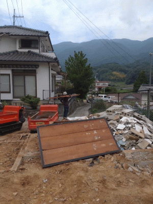 仁方家屋解体