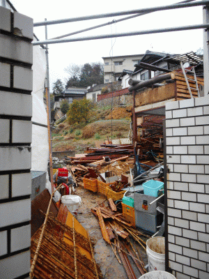 西川原石木造家屋解体工事