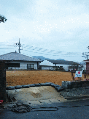 焼山家屋解体工事
