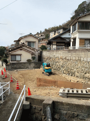 上畑家屋解体工事